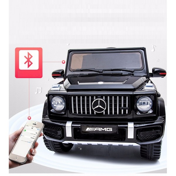 Продукт Акумулаторен джип Mercedes Benz G63 Licensed 4X4 , с меки гуми и кожена седалка - 0 - BG Hlapeta